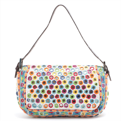 Beaded Mirror Baguette, Multicolour