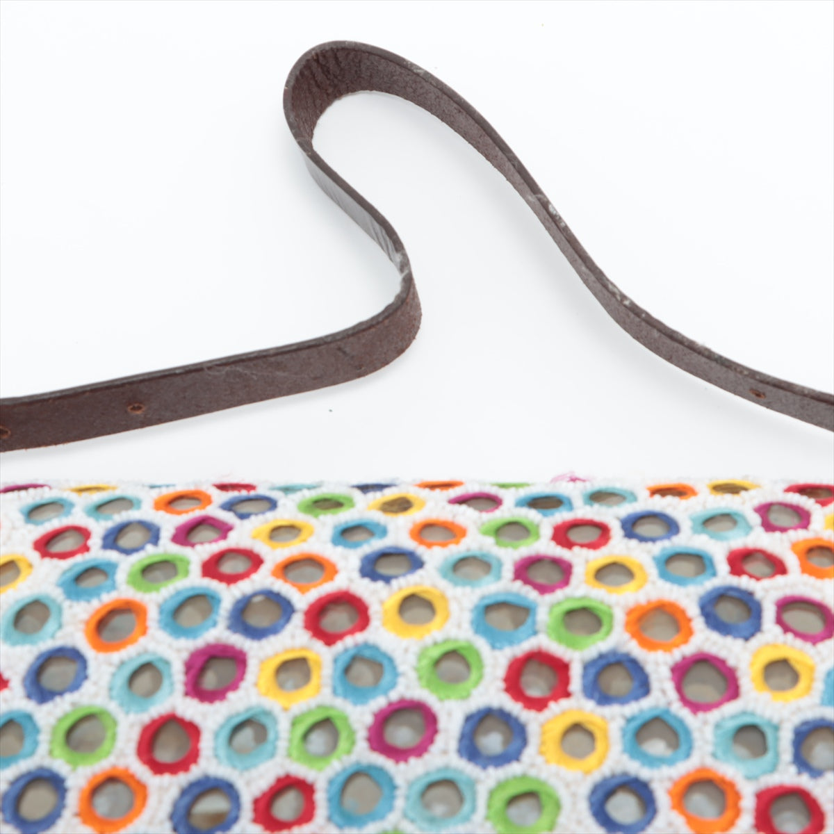Beaded Mirror Baguette, Multicolour