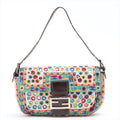 Beaded Mirror Baguette, Multicolour