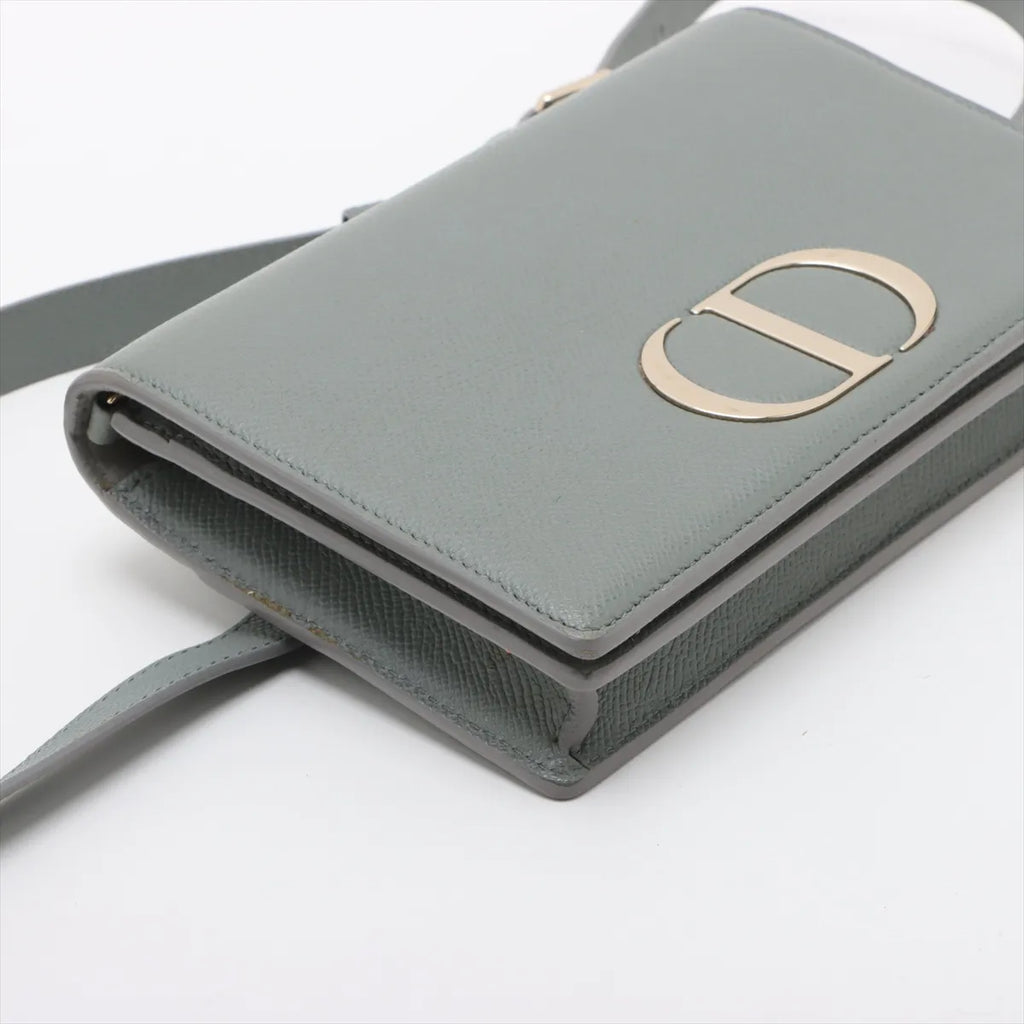 30 Montaigne Pouch, Grained Calfskin