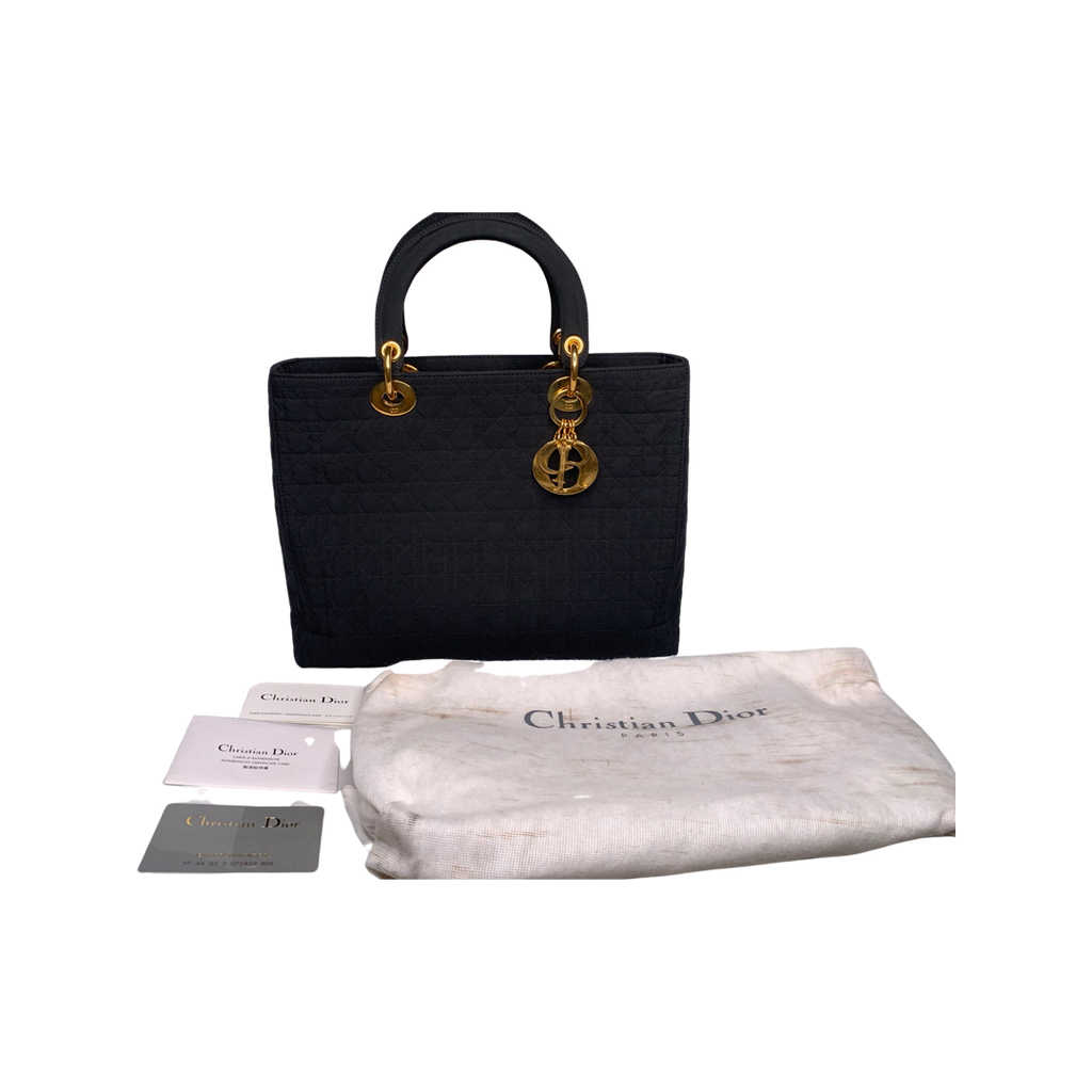 Dior Lady Dior Nylon Large