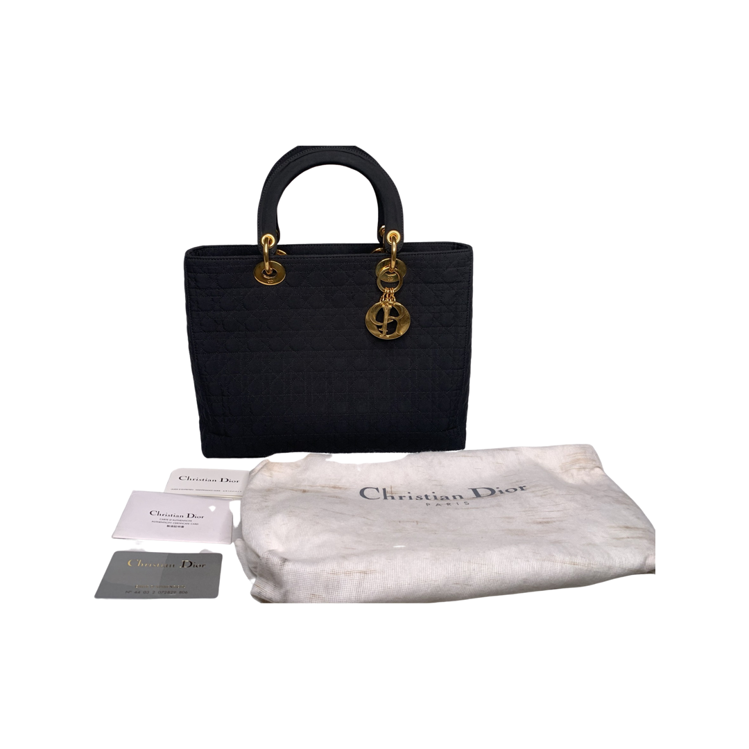 Dior Lady Dior Nylon Large