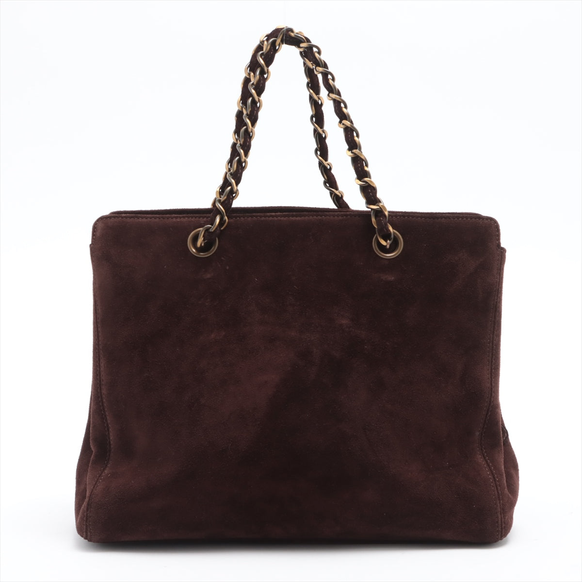 Chanel Suede Chain Tote