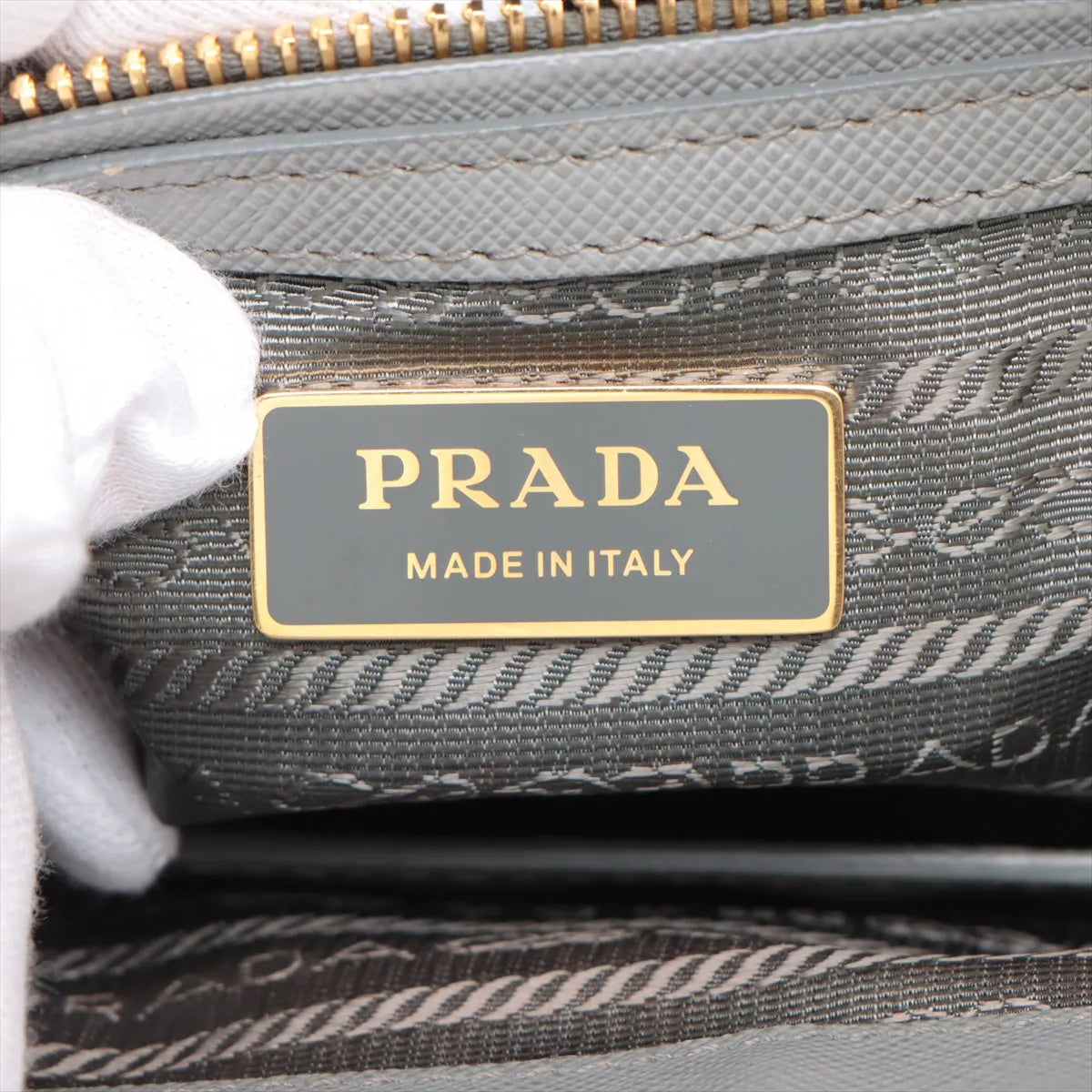 Galleria Double Zip Tote, Saffiano Leather