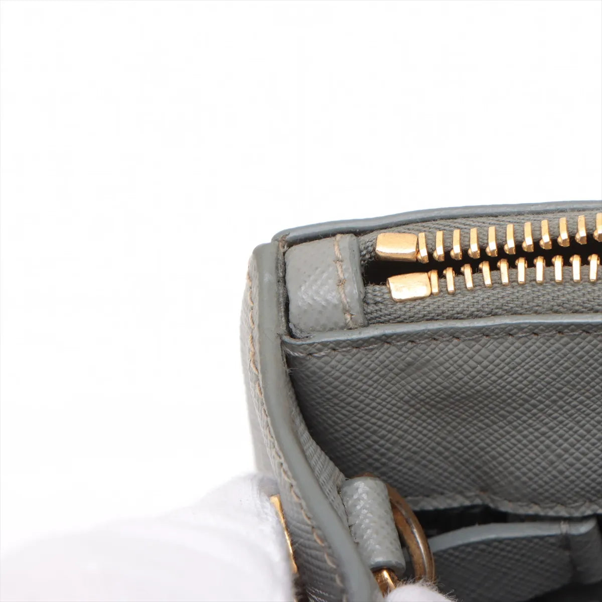 Galleria Double Zip Tote, Saffiano Leather