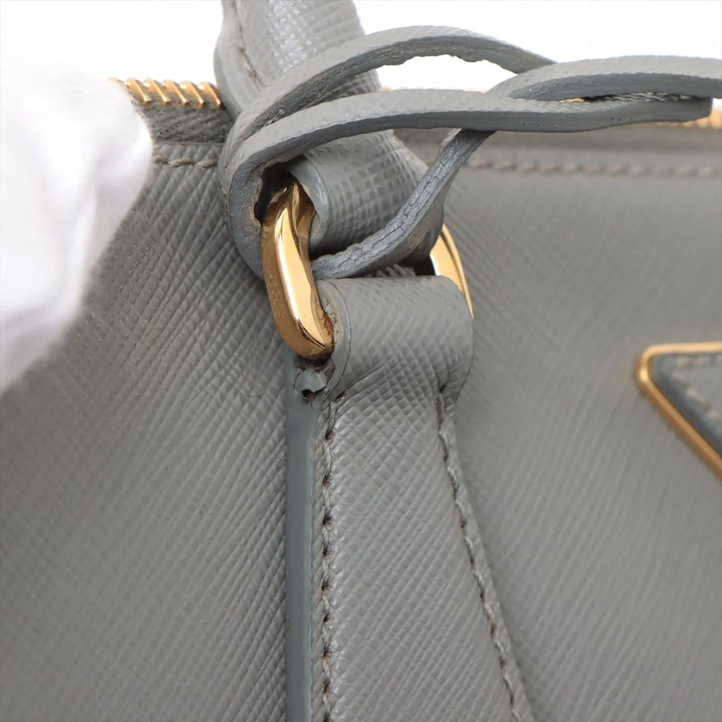 Galleria Double Zip Tote, Saffiano Leather