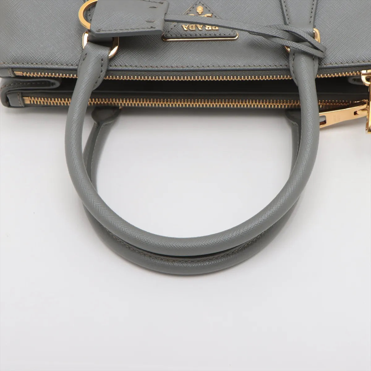 Galleria Double Zip Tote, Saffiano Leather