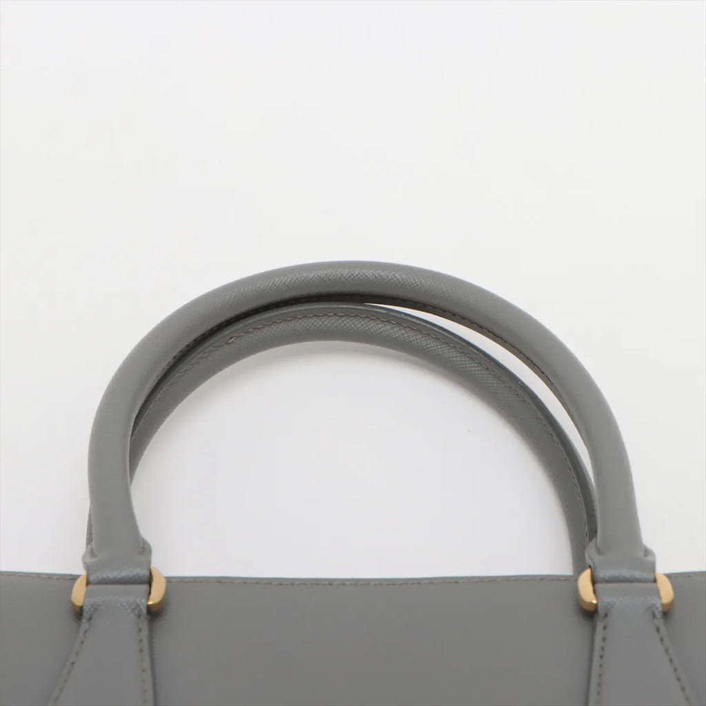 Galleria Double Zip Tote, Saffiano Leather