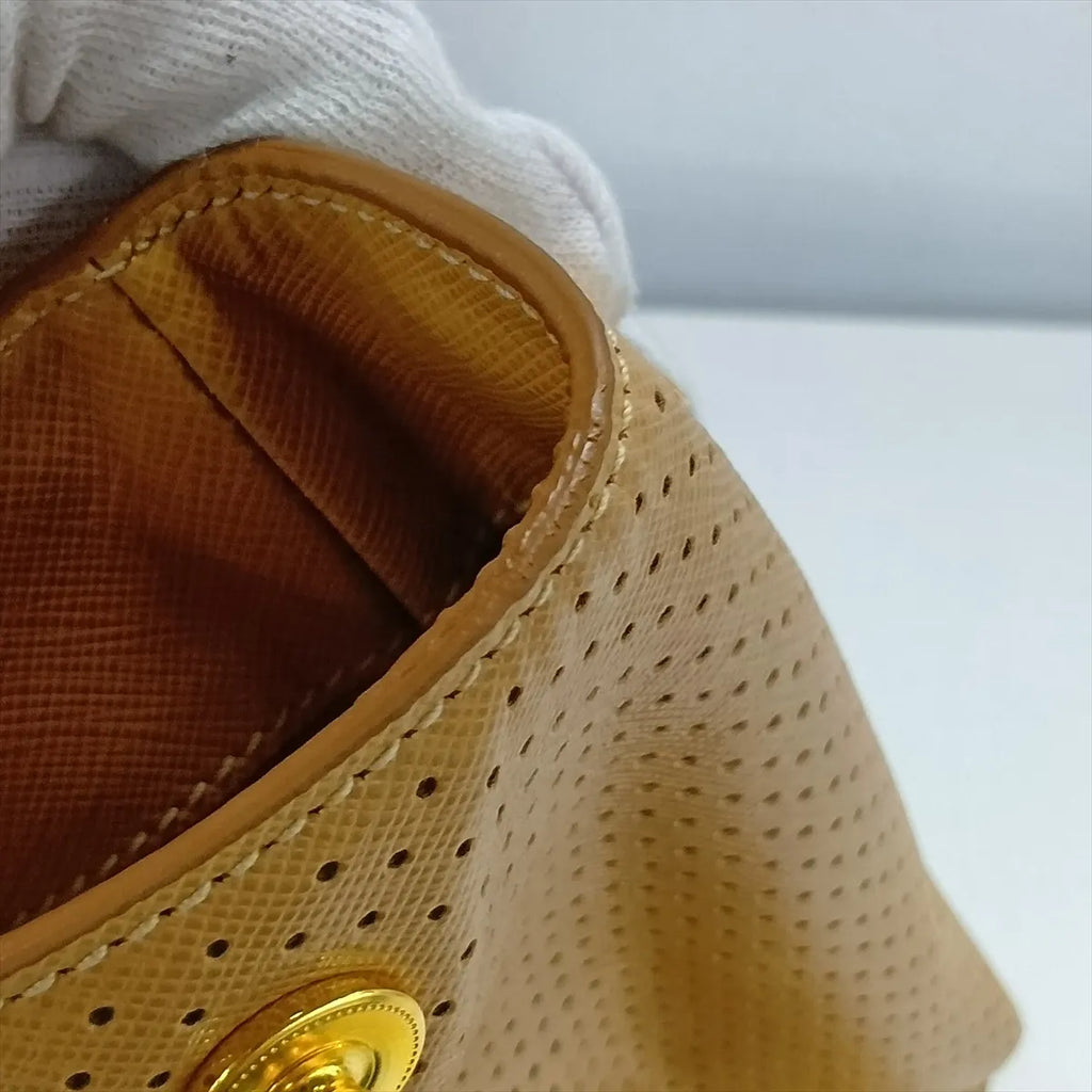Tote, Perforated Saffiano