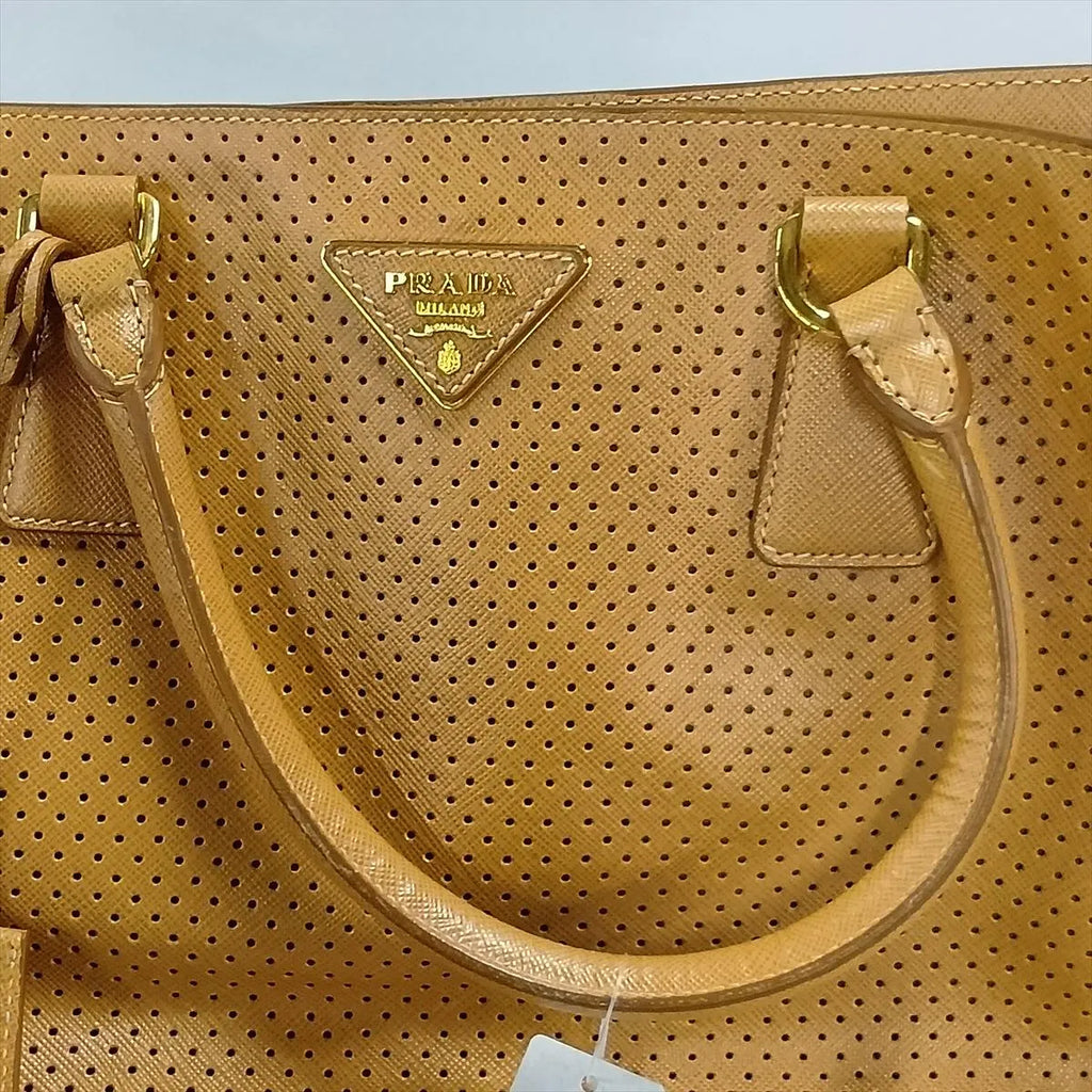Tote, Perforated Saffiano