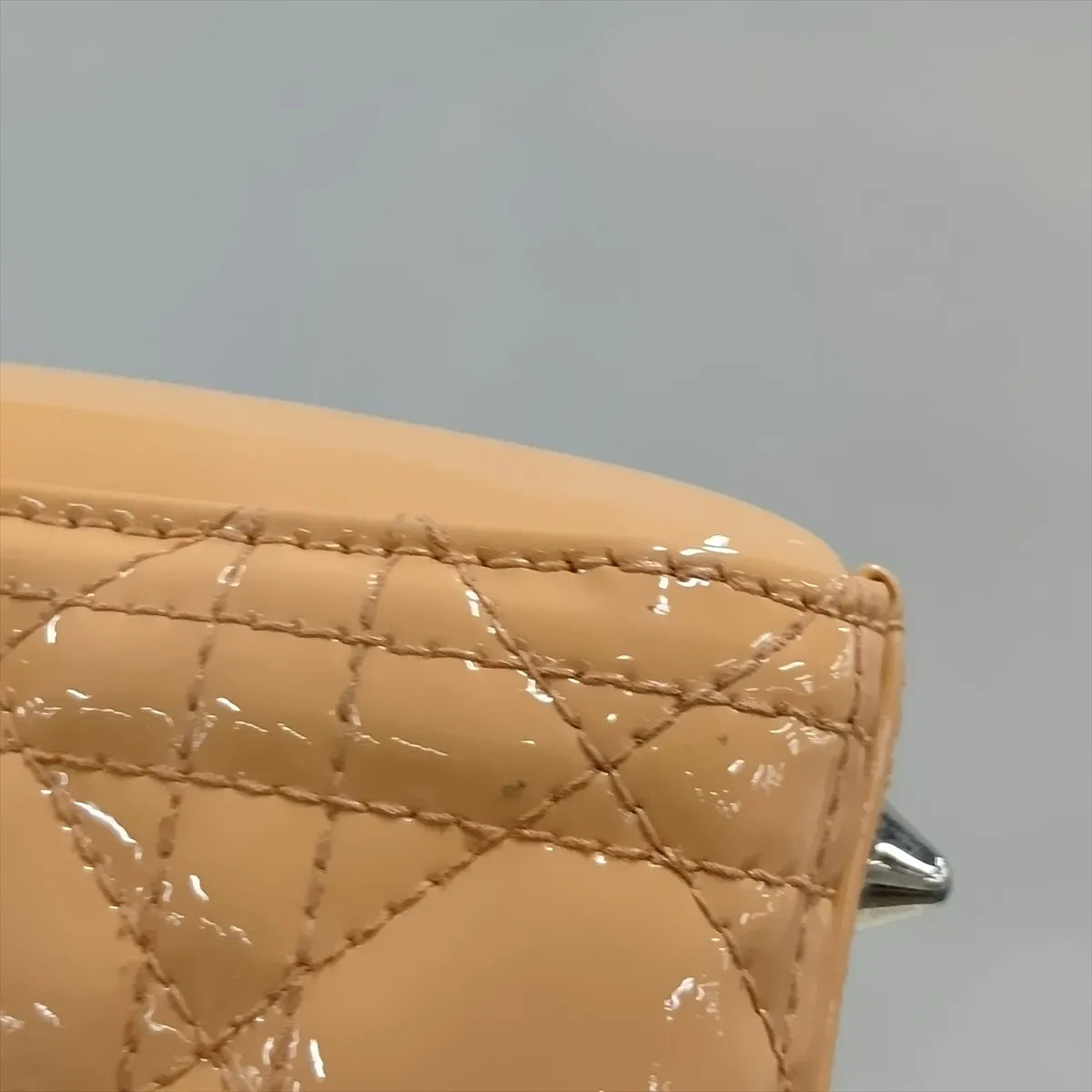 Lady Dior Medium, Salmon Patent