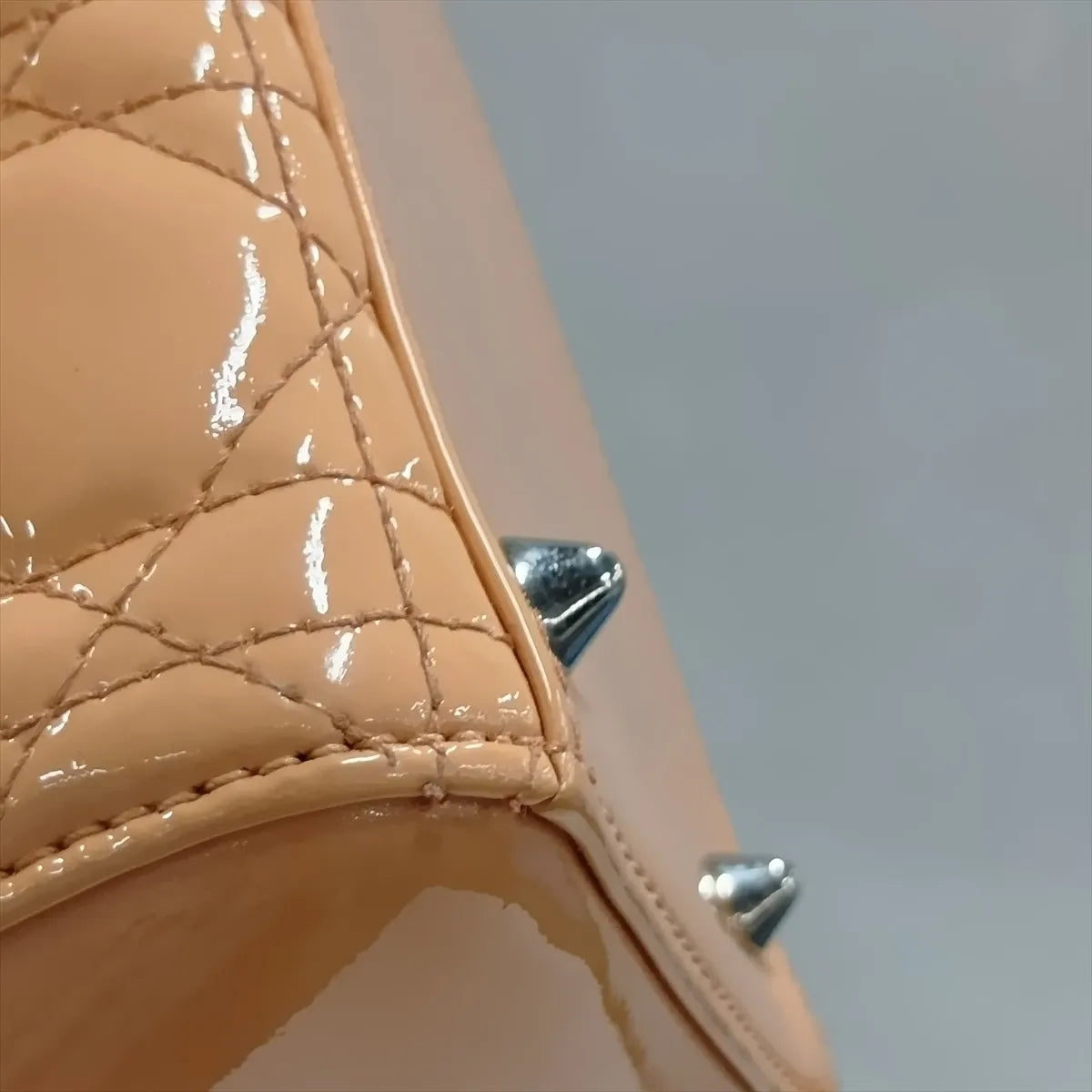 Lady Dior Medium, Salmon Patent